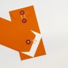 001Envelope DL C/fio Laranja