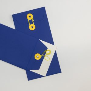 Envelope Dl C/fio Azul