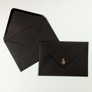 Envelope Preto Ananás
